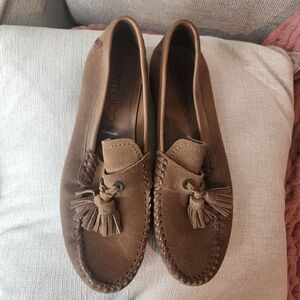 Jimmy Choo Brown Leather Loafers